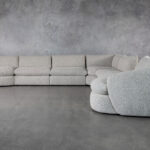 montreal fabric sectional front