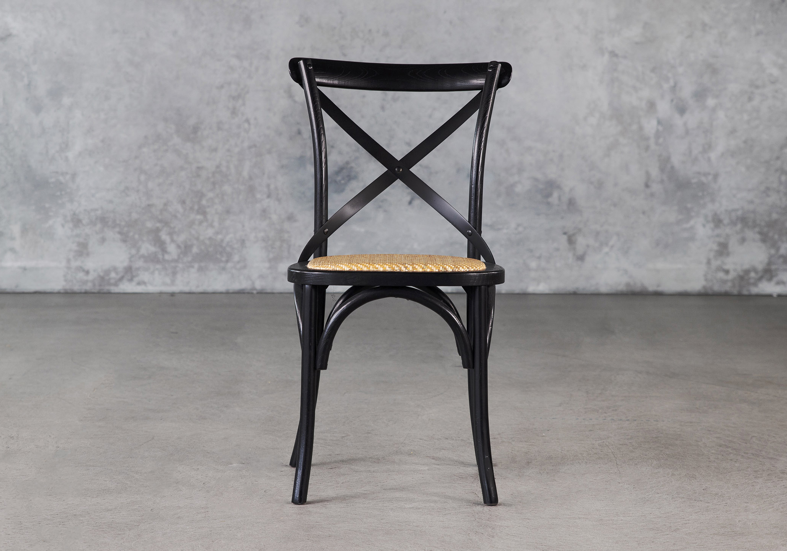 Avenue Dining Chair Black Front