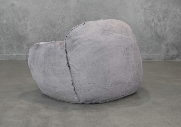 Teddy Accent Chair in Grey - Back