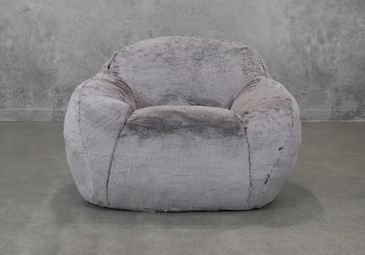 Teddy Accent Chair in Grey Front