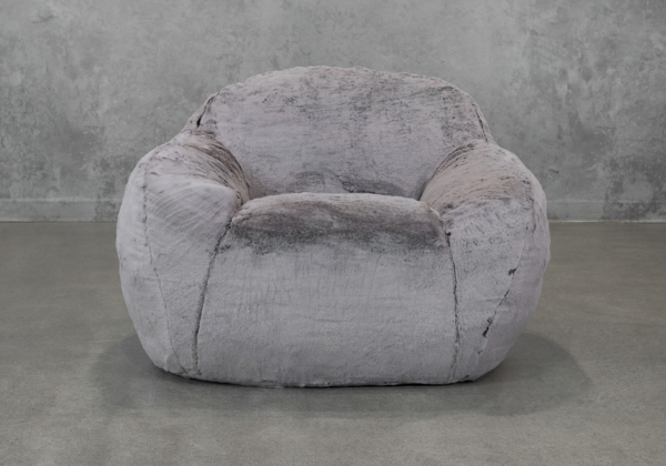 Teddy Accent Chair in Grey Front
