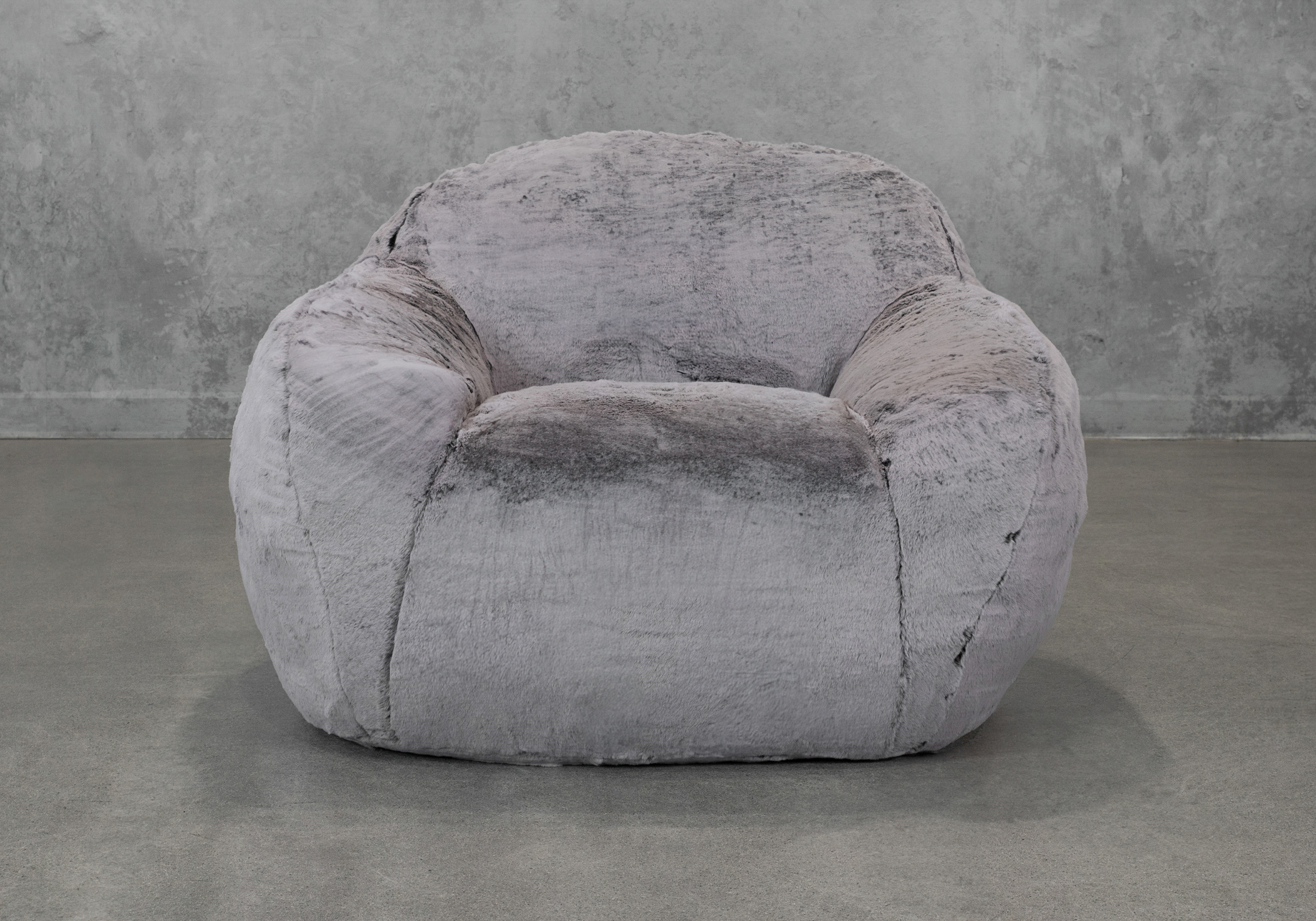 Teddy Accent Chair in Grey Front