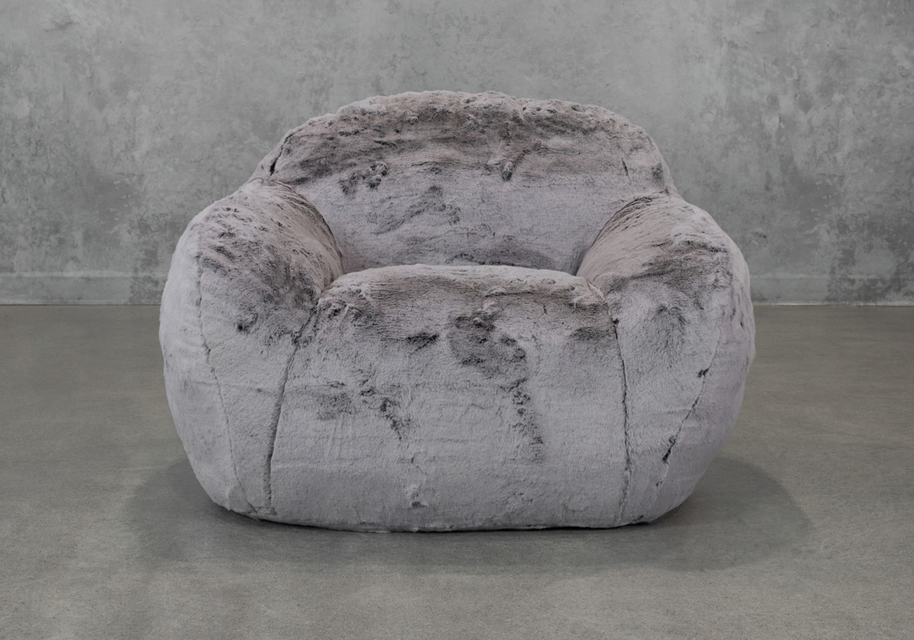 Teddy Chair in Grey Front