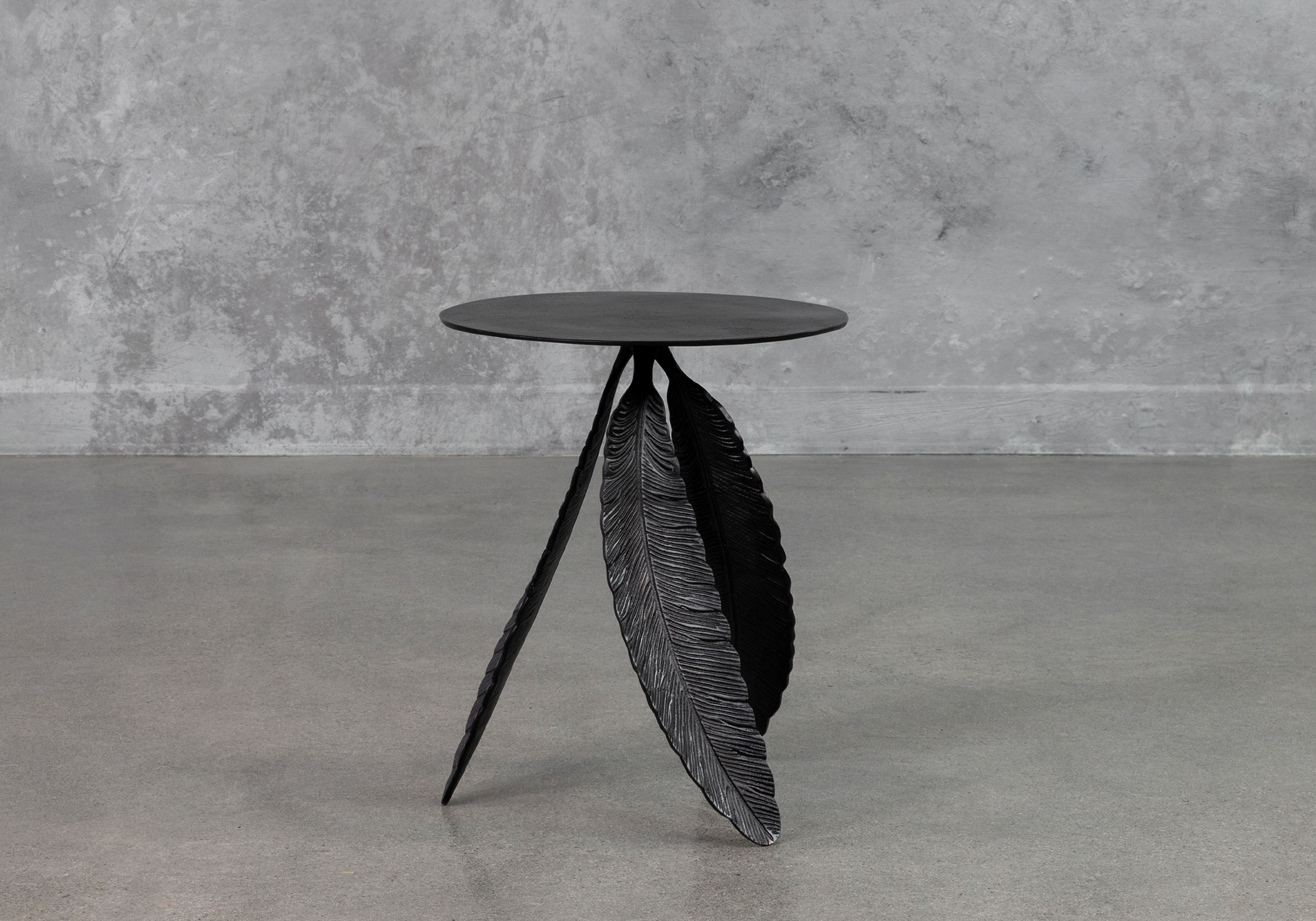 Feather End Table Front
