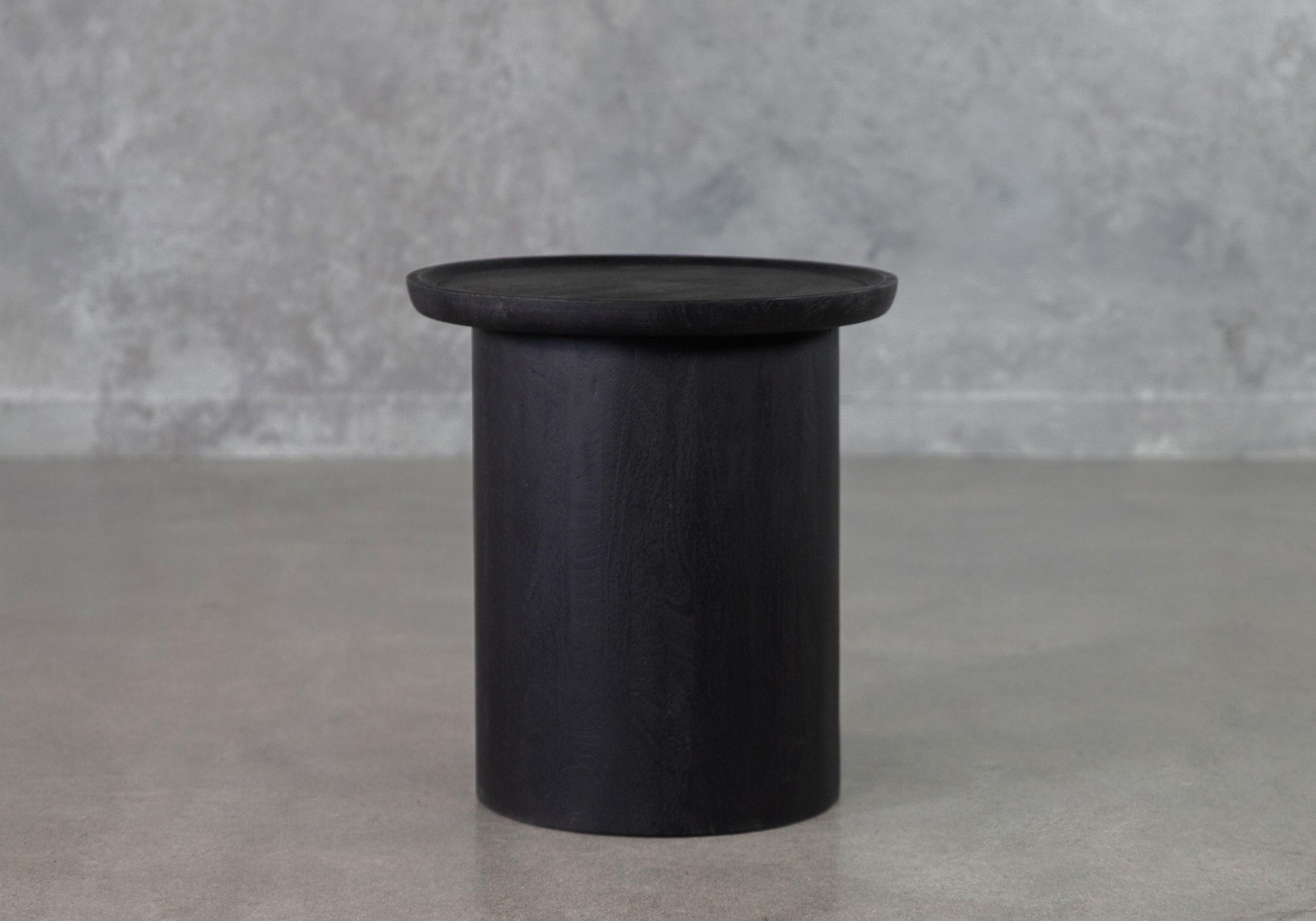 Tema Black End Table Front