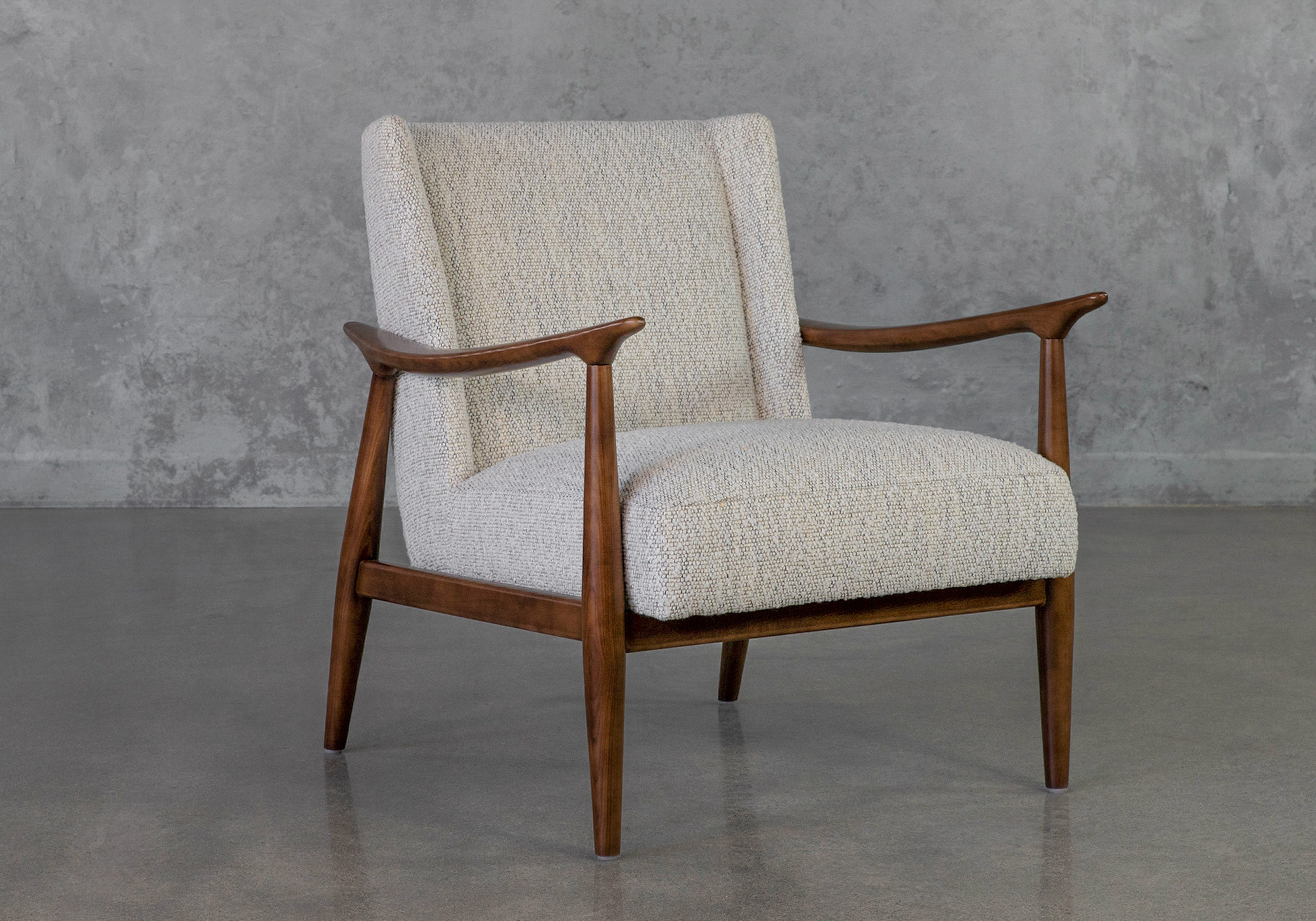 clifton merino fabric accent chair angle