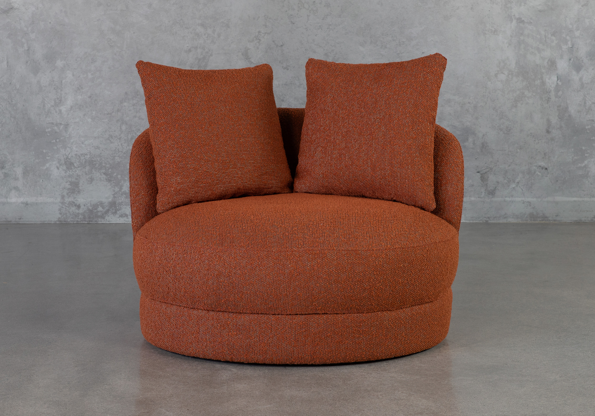 cuppa sunset fabric accent chair front