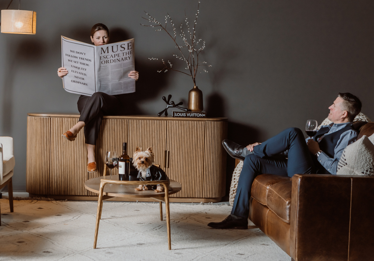 Giovanni Sofa & Aubin Sideboard & Cisco Cofee Table
