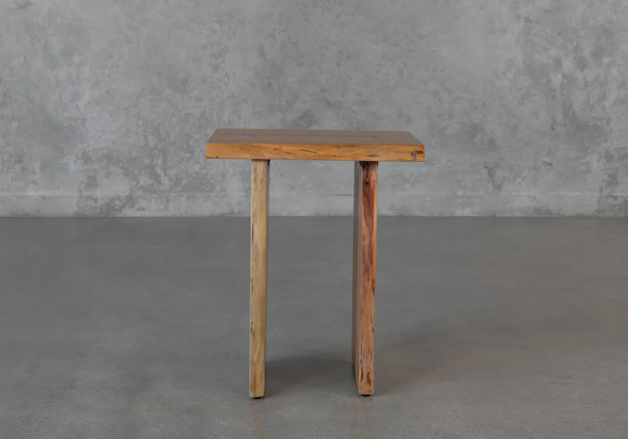 Nova Acacia Wood End Table - Front