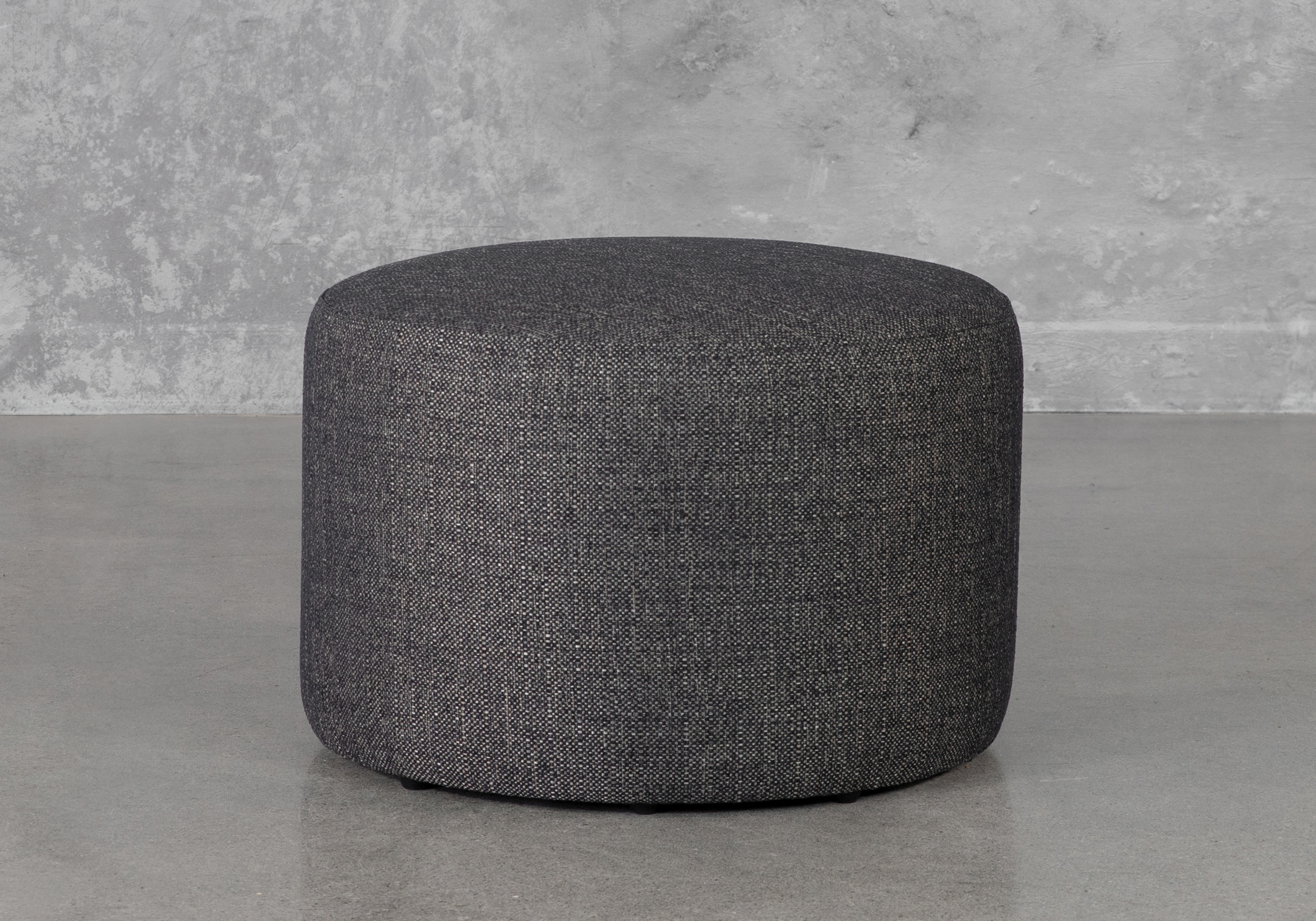 Aries Tuxedo Ottoman Front