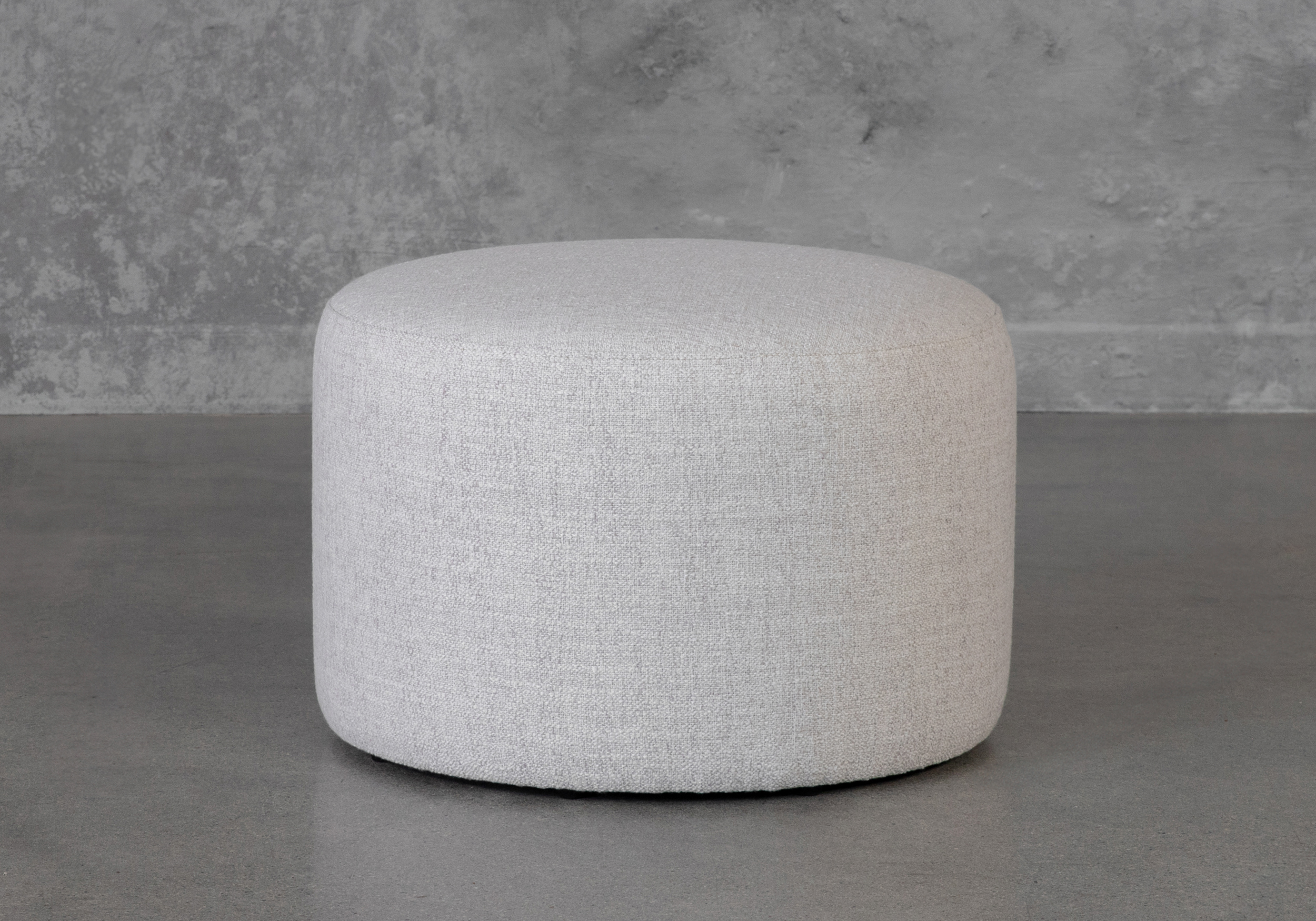 Aries Wheat Upholstered Ottoman Front