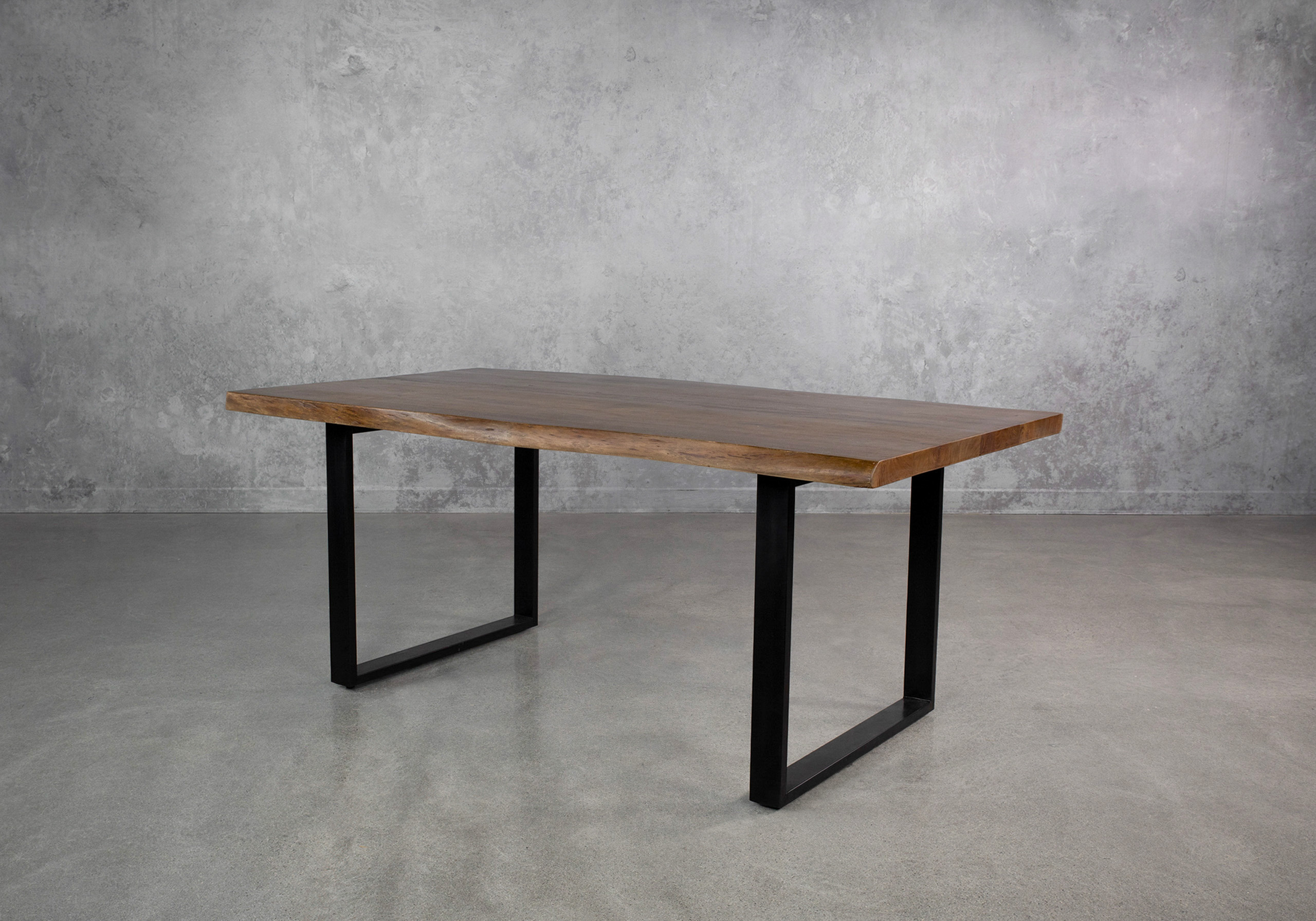 Jordan Walnut Dining Table Angle