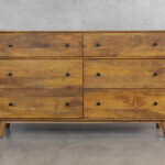 Odie Mango Wood Double Dresser - Front