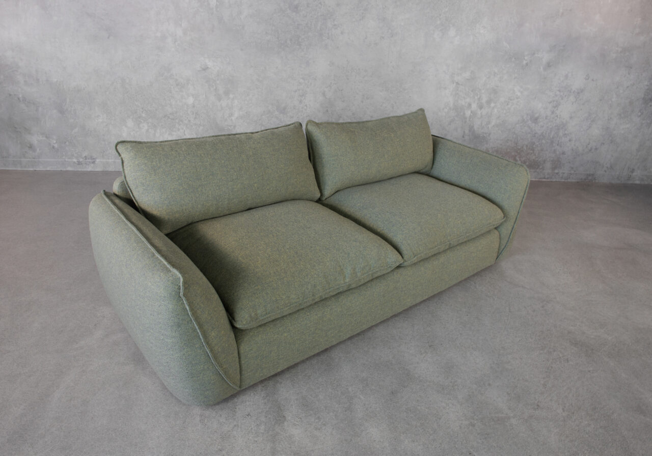 Archie Green Fabric Sofa