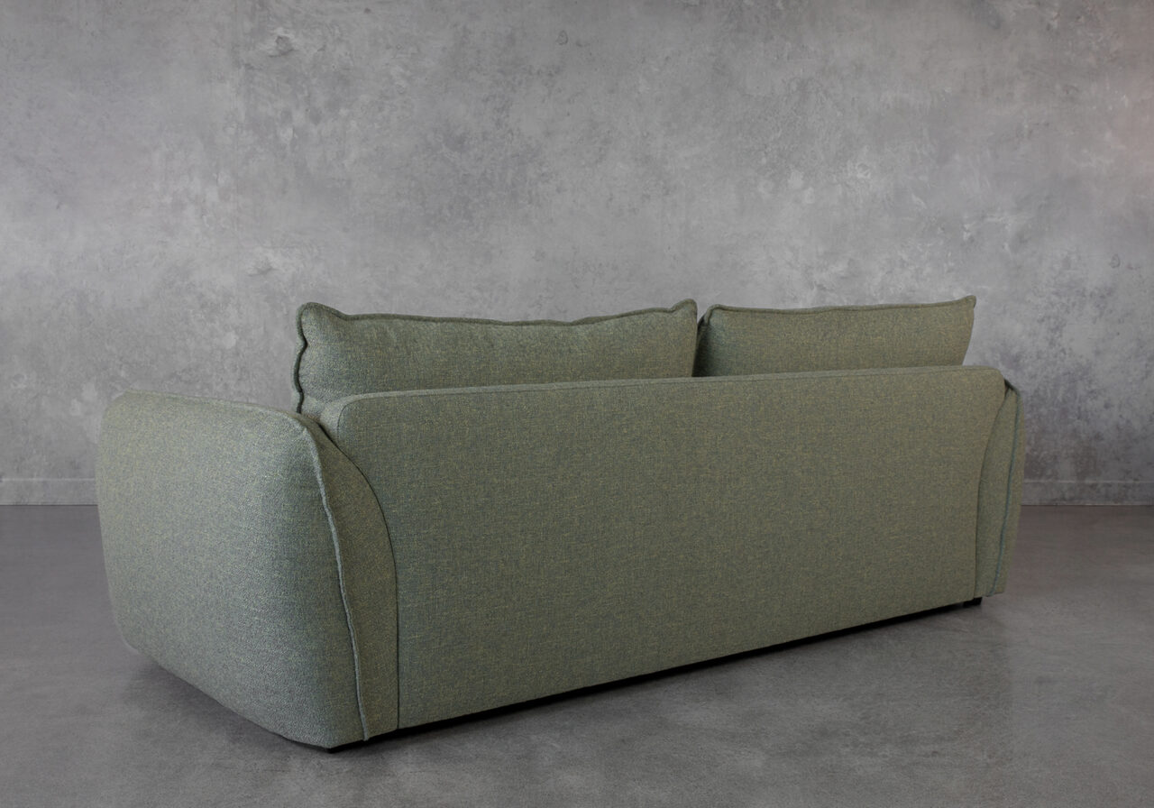 Archie Green Fabric Sofa Back