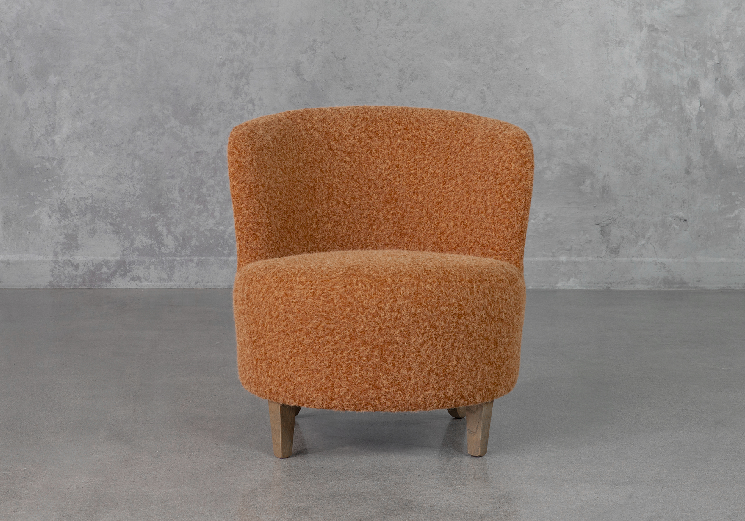 Coco 725 Rust Fabric Accent Chair Front