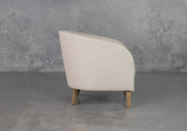 Haydee Cream P762 Accent Chair - Side