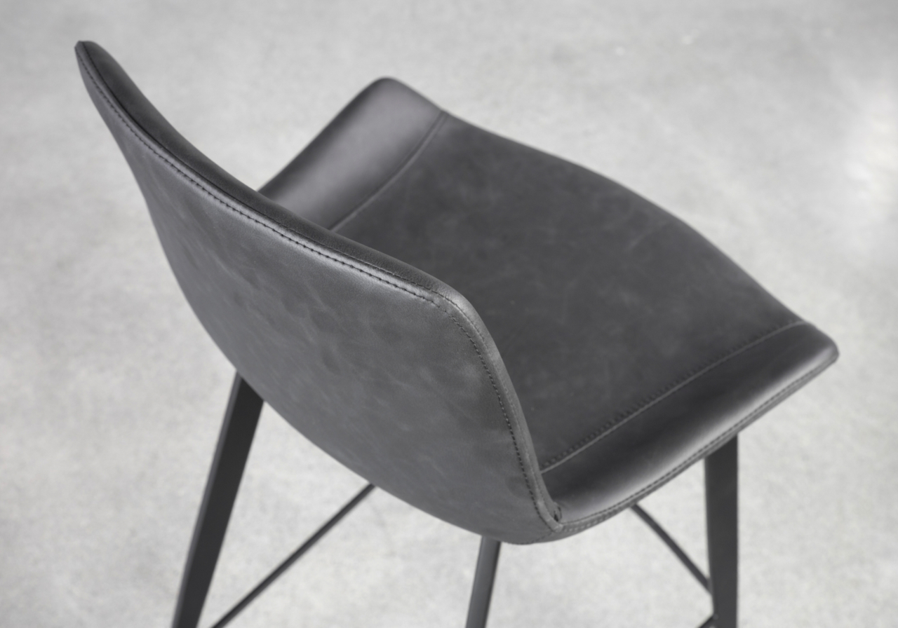 Hype Raven Black Stool - Details