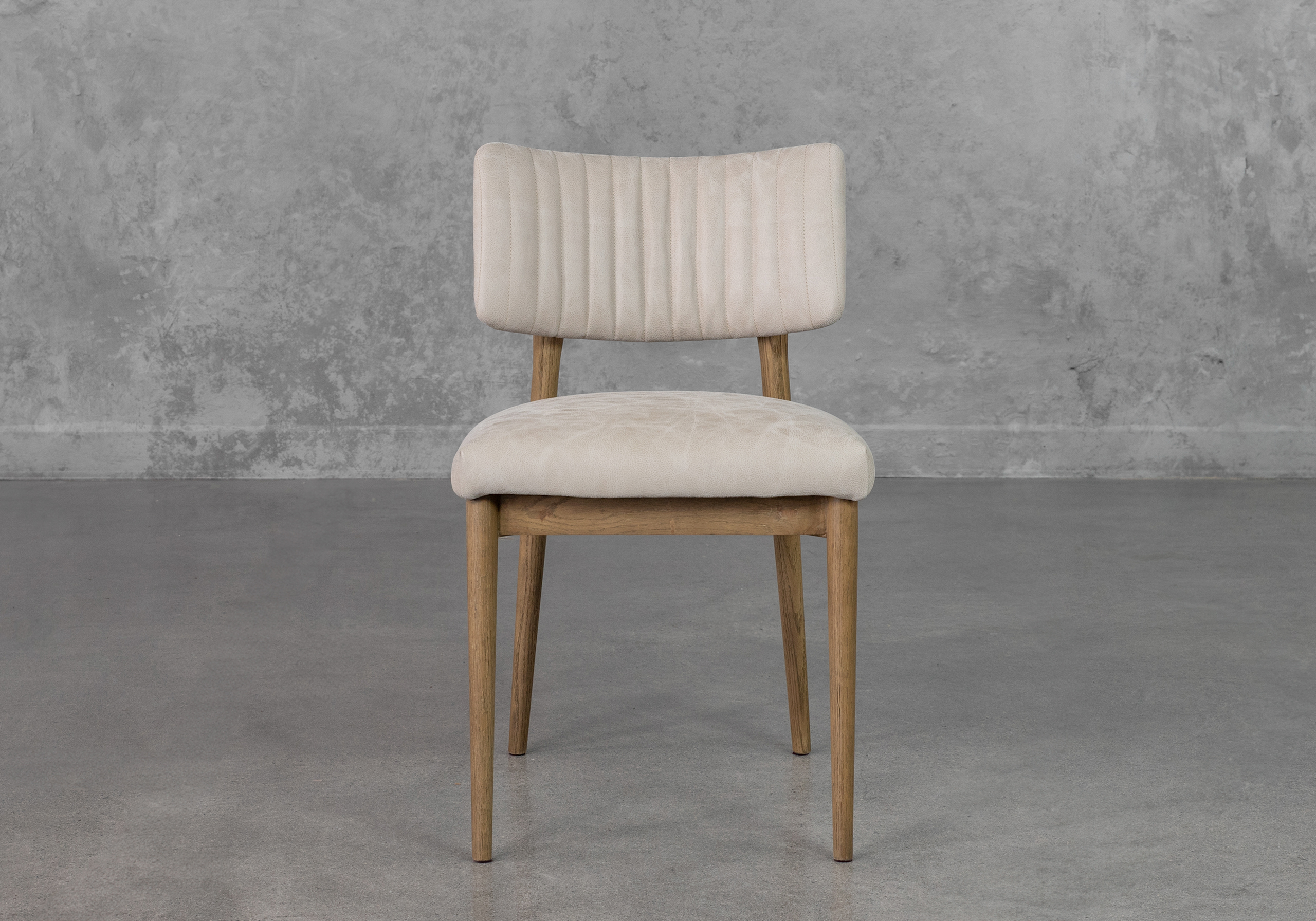 Miston Copper P383 Leather Dining Chair Front