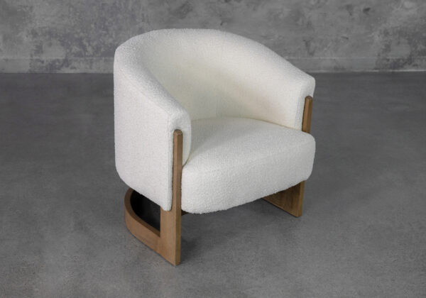 Soco Cream P295 Fabric Accent Chair