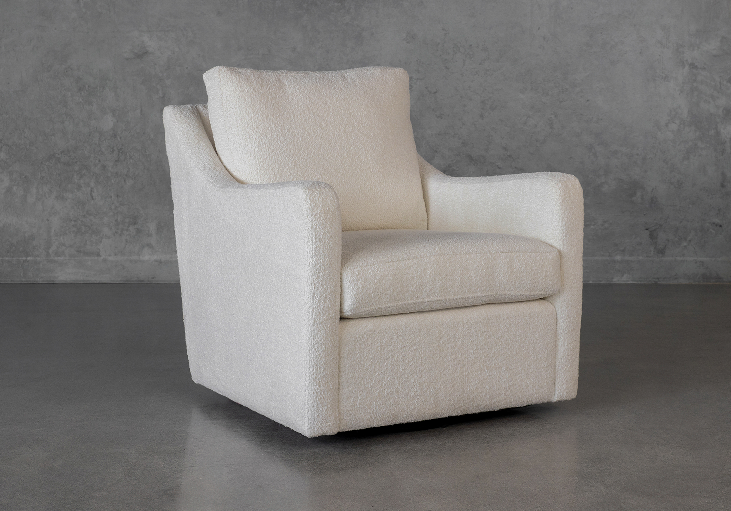 Grove Cuddle Bone Swivel Chair Angle