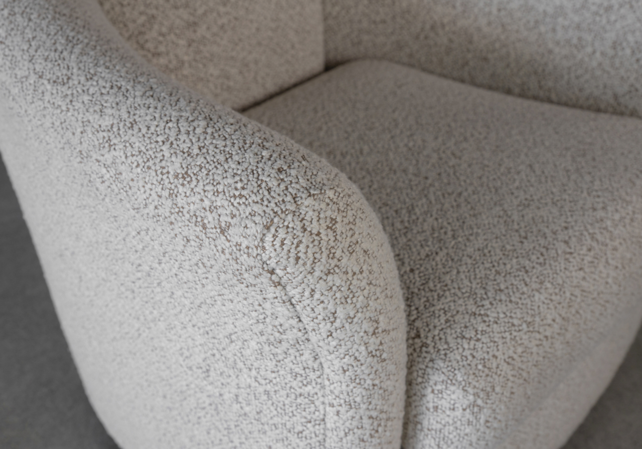 Lucerne Teigan Praline Accent Chair - Details