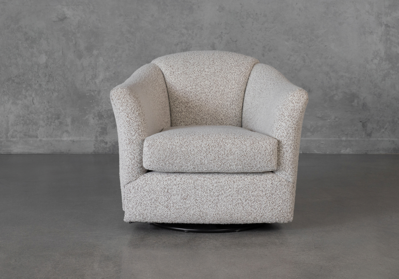 Lucerne Teigan Praline Accent Chair - Front