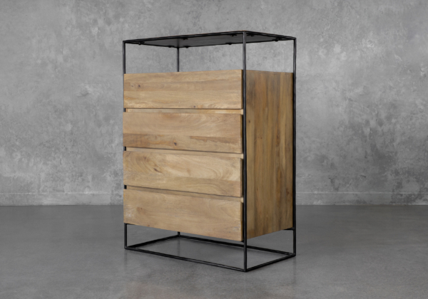 Malone High Chest - Angle