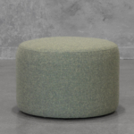 Aries Ottoman - A370 Green Hemp - Front