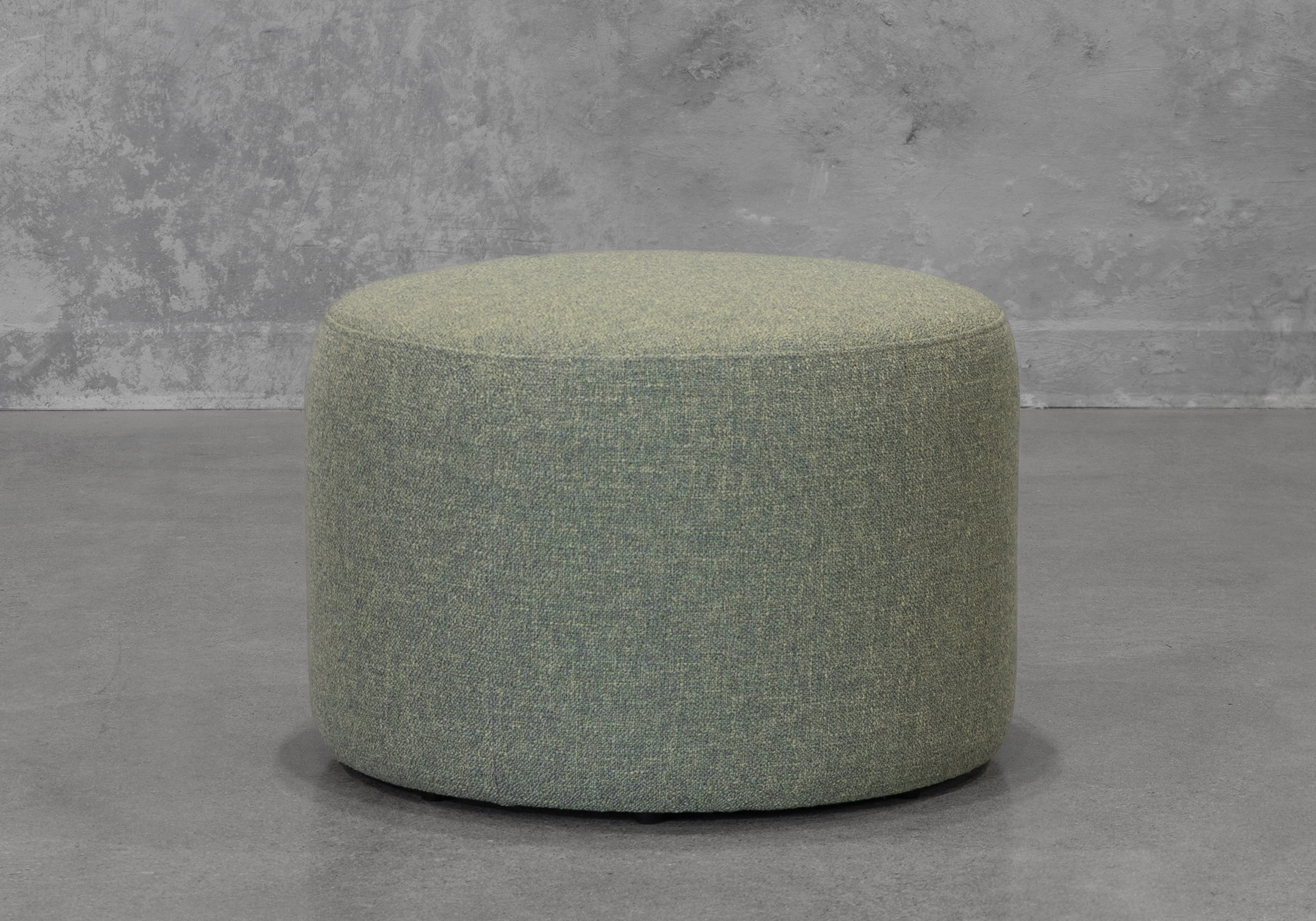 Aries Ottoman - A370 Green Hemp - Front