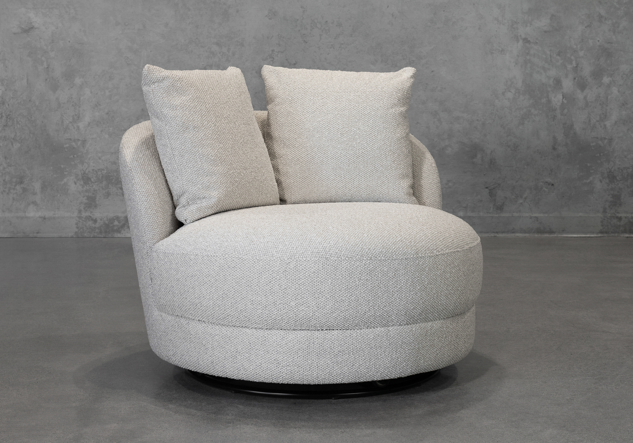 Cuppa A400 Linen Accent Chair - Angle