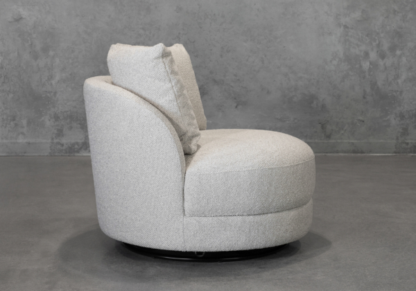 Cuppa A400 Linen Accent Chair - Side