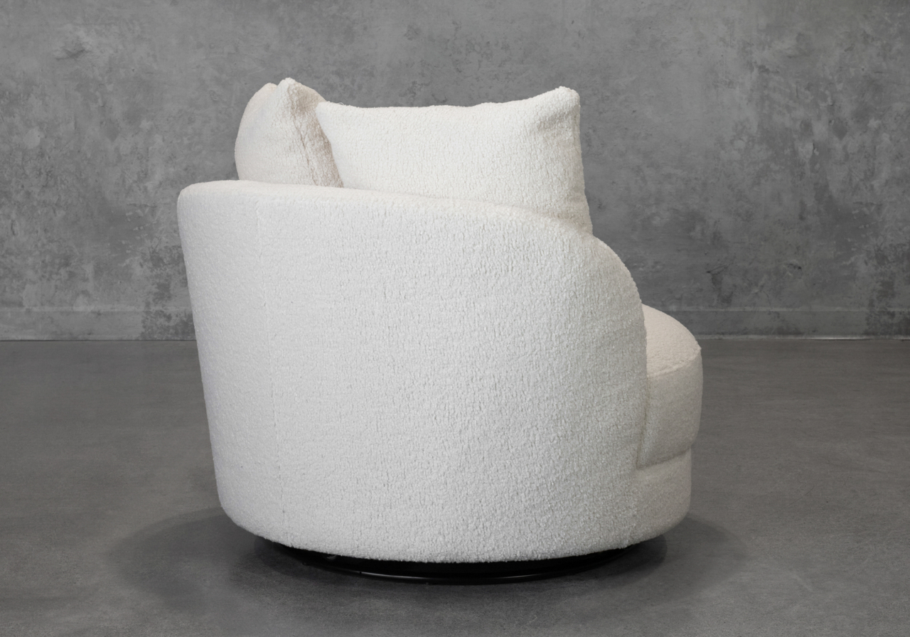 Cuppa E203 Natural Accent Chair - Back