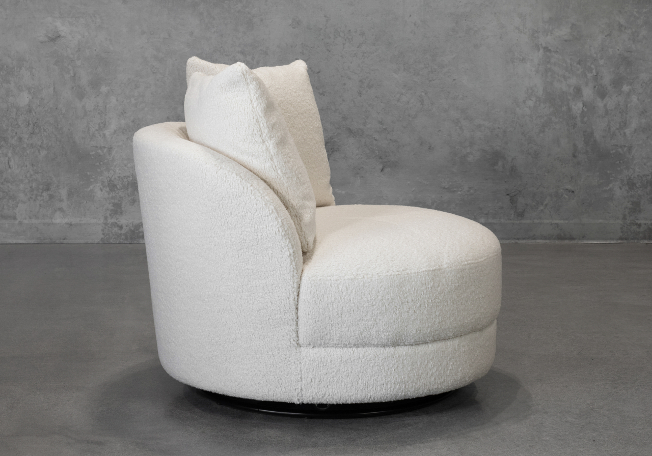 Cuppa E203 Natural Accent Chair - Side