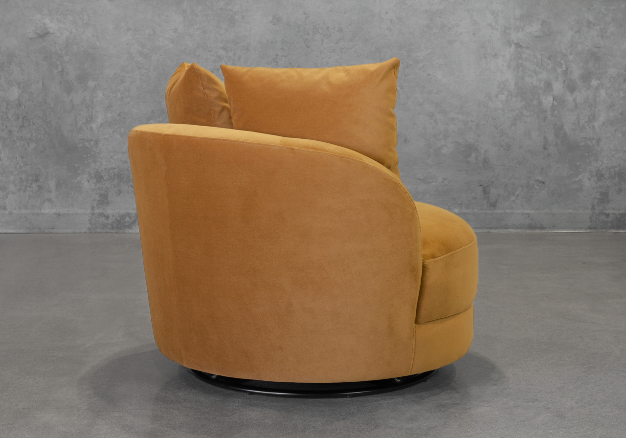 Cuppa H211 Ochre Accent Chair - Back