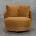 Cuppa H211 Ochre Accent Chair - Front