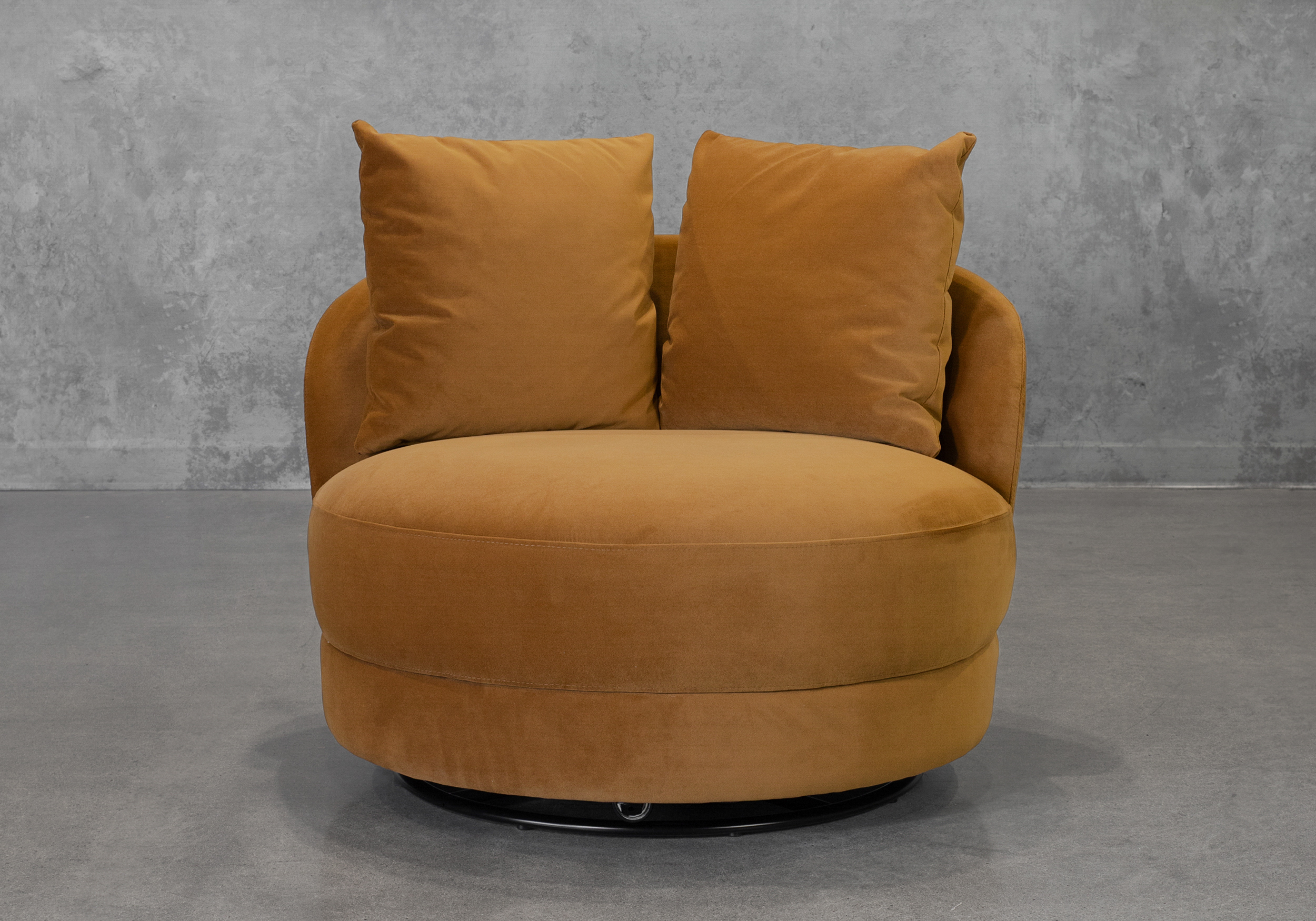 Cuppa H211 Ochre Accent Chair - Front