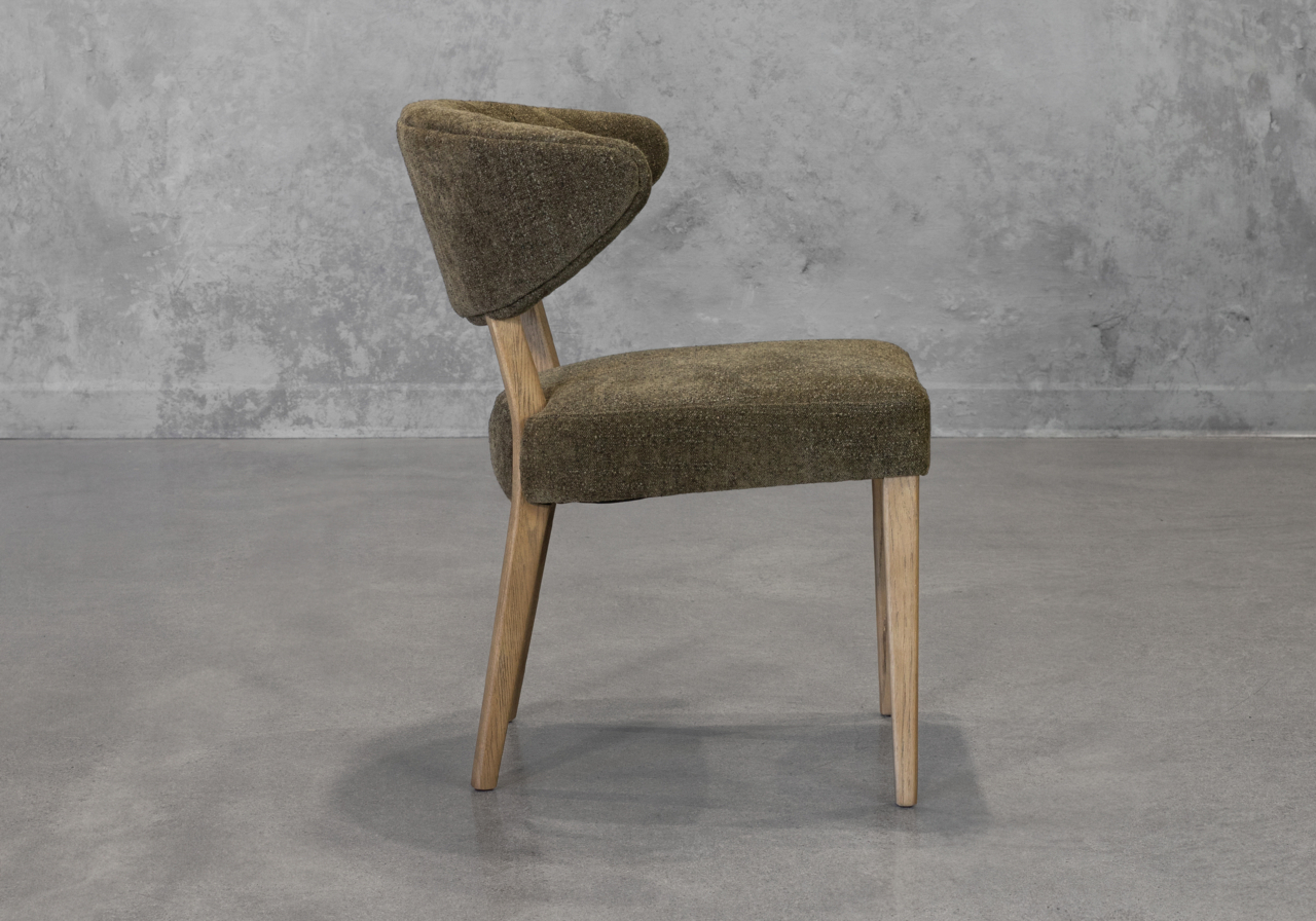 Drew Chair P267 Green - Side