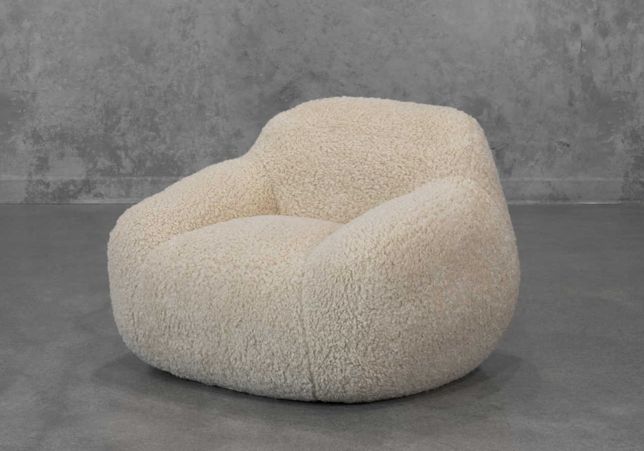 Baby Teddy Chair Sherling - Angle