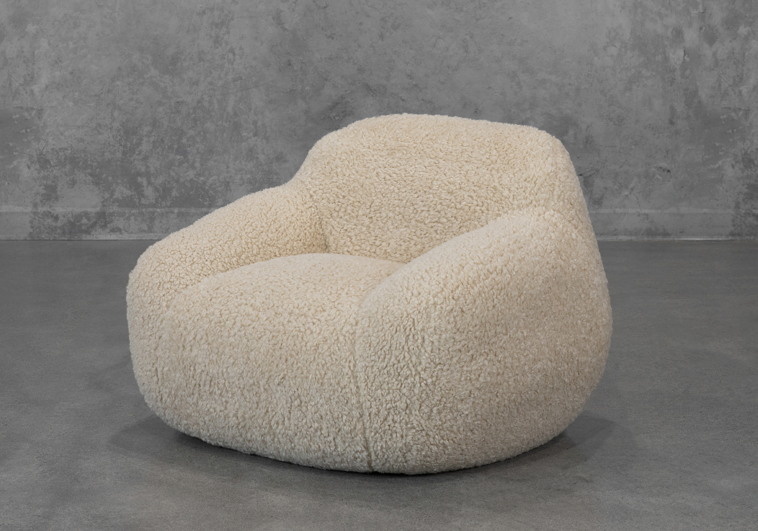 Baby Teddy Chair Sherling - Angle