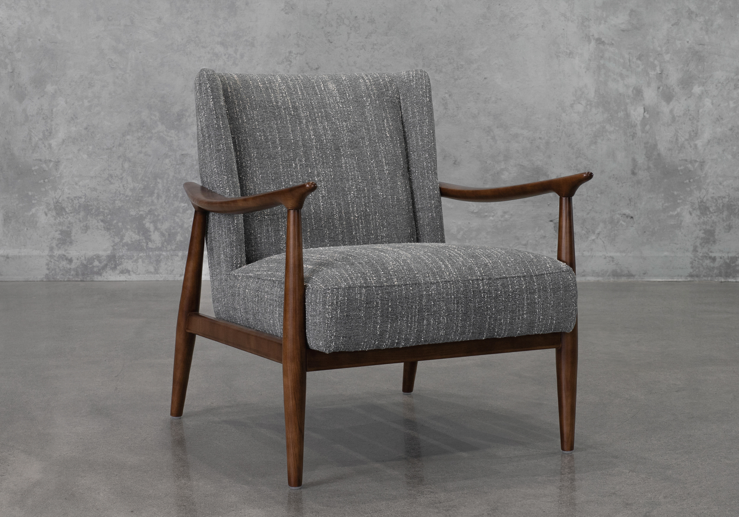 Clifton G761 Cyan Accent Chair - Angle