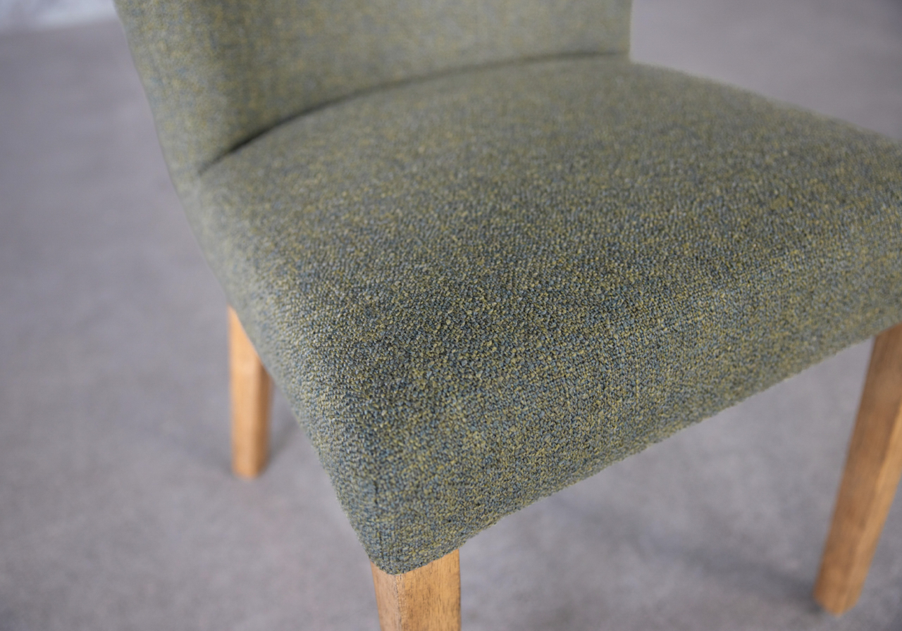 Greg A370 Green Fabric Dining Chair Seat