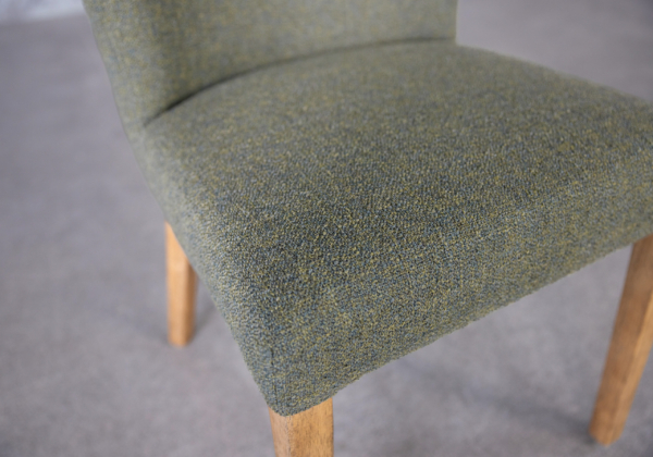 Greg A370 Green Fabric Dining Chair Seat