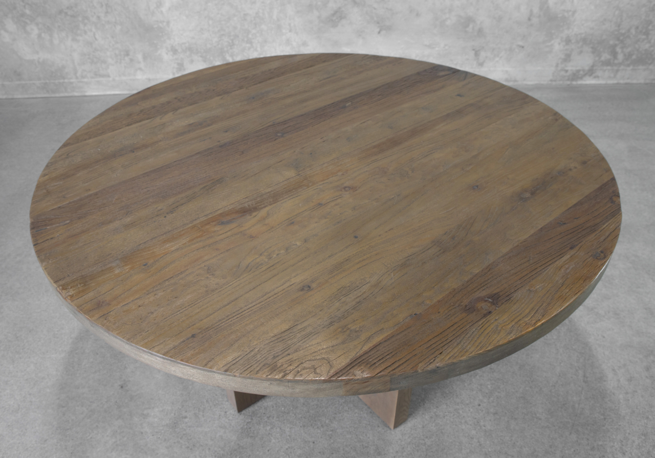 Ramona Round Wood Dining Table - Top