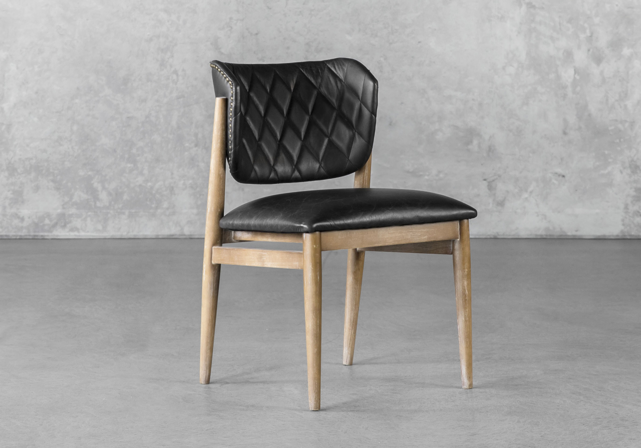 Rowa-Dining-Chair-Black-Angle