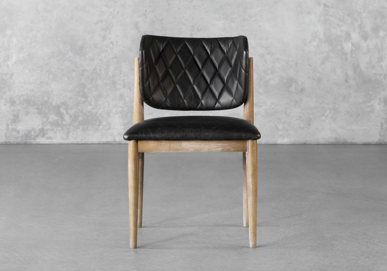 Rowa-Dining-Chair-Black-Front