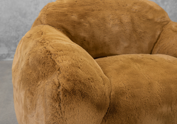 Teddy Accent Chair in Brown Seat