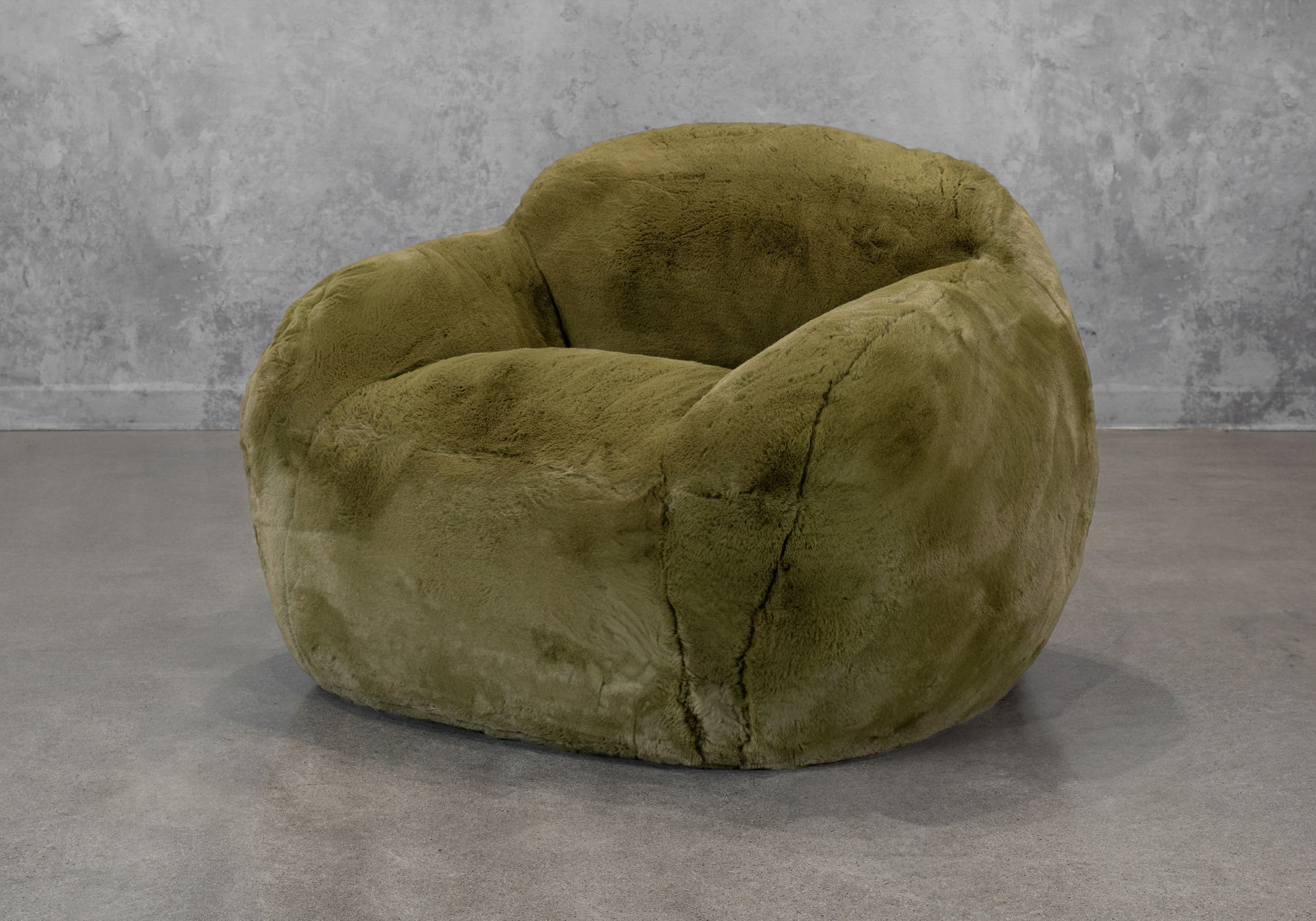 Teddy Accent Chair in Green - Angle