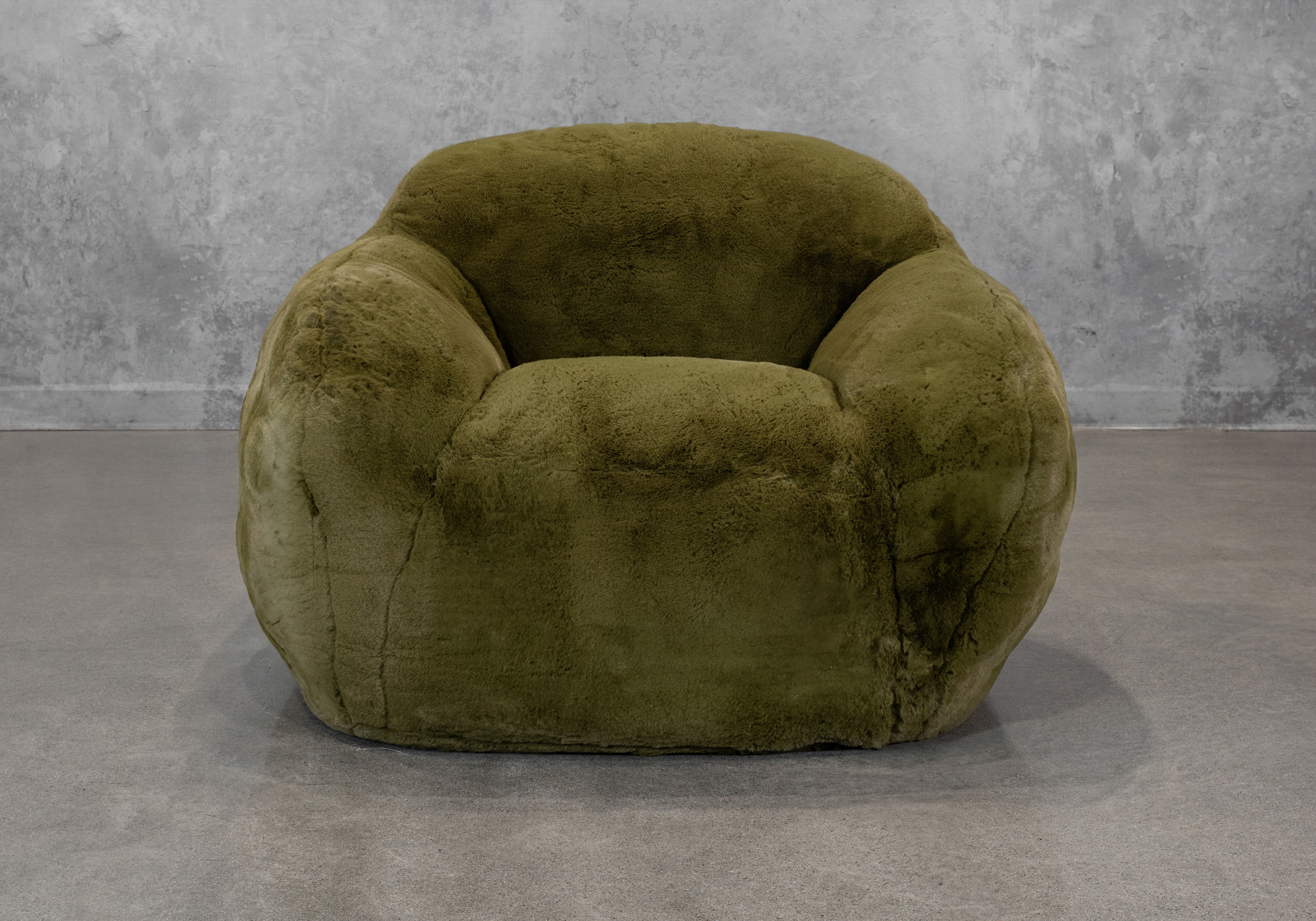 Teddy Accent Chair in Green - Front