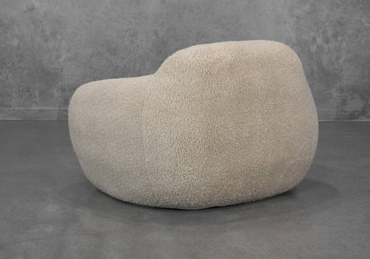 Teddy Chair Shearling - Back